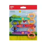 APLI kreativní nůžky - sada 3 ks - Nůžky Kreativní nůžky, sada, 13,5 cm, 3 ks, symetrické