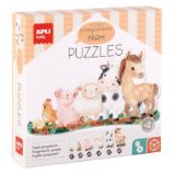 APLI edukační puzzle - My First Farm, 21 ks - Puzzle APLI edukační puzzle - My First Farm, 21 ks