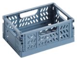 APLI úložný box - tříbarevný, šedomodrá základna