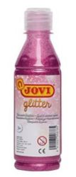 JOVI temperová barva glittrová 250 ml v lahvi růžová