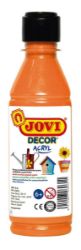 JOVI Decor akrylová barva - oranžová 250 ml JOVI Decor akrylová barva - oranžová 250 ml