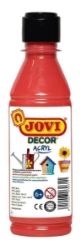 JOVI Decor akrylová barva - červená 250 ml JOVI Decor akrylová barva - červená 250 ml