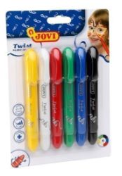 JOVI Obličejové barvy TWIST 6 ks JOVI Obličejové barvy TWIST 6 ks