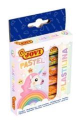 JOVI plastelína PASTEL 6x15g, pastelové barvy, válečky - Modelování JOVI plastelína PASTEL 6x15g, pastelové barvy, válečky