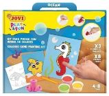 JOVI PLAY&FUN sada na malování pískem 12ks - Ocean