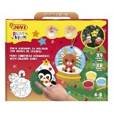 JOVI PLAY&FUN malování pískem sada 12 ks Vánoční ozdoby - Kreativní sady a materiály JOVI PLAY&FUN malování pískem sada 12 ks Vánoční ozdoby