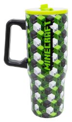 Minecraft Iconicmono Termohrnek s brčkem a uchem 920ml