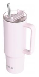Nerezový termohrnek s brčkem Stream Light Pink 950ml - Termosky Nerezový termohrnek s brčkem Stream Light Pink 950ml