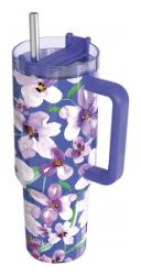 Nerezový termohrnek s brčkem Stream Flower Dusk 1200ml - Termosky Nerezový termohrnek s brčkem Stream Flower Dusk 1200ml