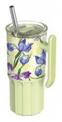 Nerezový termohrnek s brčkem Umi Green Tea 720ml