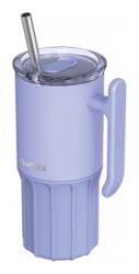 Nerezový termohrnek s brčkem Umi Lavender 720ml - Termosky Nerezový termohrnek s brčkem Umi Lavender 720ml