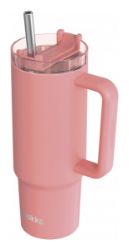 Nerezový termohrnek s brčkem Vibe Coral 880ml - Termosky Nerezový termohrnek s brčkem Vibe Coral 880ml