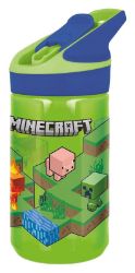 Minecraft Láhev s pítkem 480ml, Ecozen - Láhve s herními a filmovými motivy Minecraft Láhev s pítkem 480ml, Ecozen