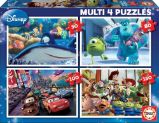 Puzzle Disney Pixar Mix 4v1