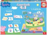 Soubor her Prasátko Peppa 4v1 - Společenské hry Soubor her Prasátko Peppa 4v1