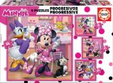 Puzzle Minnie a Daisy 4v1 (12,16,20,25 dílků) - Puzzle Puzzle Minnie a Daisy 4v1