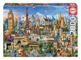 Puzzle Divy Evropy 2000 dílků Puzzle Divy Evropy 2000 dílků