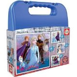 Puzzle v kufříku Ledové království 2, 4v1 (12,16,20,25 dílků) - Puzzle Puzzle v kufříku - Frozen II (12+16+20+25ks)