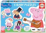 Trefl Puzzle Baby Prasátko Peppa 2, 5v1 (3-5 dílků) Trefl Puzzle Baby Prasátko Peppa 2, 5v1 (3-5 dílků)