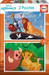 Puzzle Lví král: S nejbližšími 2x48 dílků Puzzle Lví král: S nejbližšími 2x48 dílků