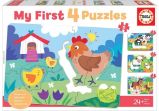 Moje první puzzle Maminky a mláďátka 4v1 (5,6,7,8 dílků) - Puzzle Moje první puzzle Maminky a mláďátka 4v1