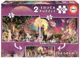 Puzzle Panorama Pohádkové víly 2x100 dílků Puzzle Panorama Pohádkové víly 2x100 dílků