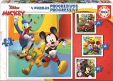 Puzzle Mickey a přátelé 4v1 (12,16,20,25 dílků) Puzzle Mickey a přátelé 4v1 (12,16,20,25 dílků)