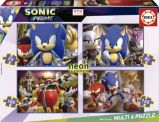 Puzzle svítící Sonic Prime 4v1 (50,80,100,150 dílků) - Puzzle Puzzle svítící Sonic Prime 4v1 (50,80,100,150 dílků)