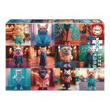 Puzzle Módní zvířátka 200 dílků Puzzle Módní zvířátka 200 dílků