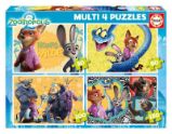 Puzzle Zootropolis 2 4v1 (50,80,100,150 dílků) - Dětské puzzle Puzzle Zootropolis 2 4v1 (50,80,100,150 dílků)