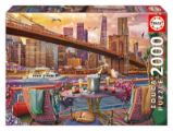 Puzzle Romantická večeře v New Yorku 2000 dílků Puzzle Romantická večeře v New Yorku 2000 dílků