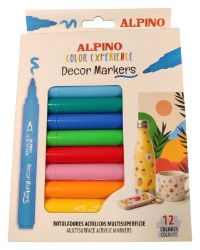 Fixy akrylové Decor Markers 12ks Fixy akrylové Decor Markers 12ks