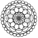 TCW šablona 30,5 x 30,5 cm - Phantasy sphere