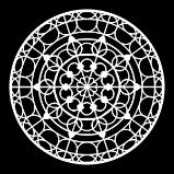 Šablona TCW 12"x12" (30,5 x 30,5cm), Mandala Skylight Šablona TCW 12"x12" (30,5 x 30,5cm), Mandala Skylight
