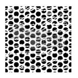 TCW šablona 30,5 x 30,5cm - Script Dots