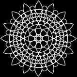 TCW šablona 30,5 x 30,5 cm - Sunflower Mandala