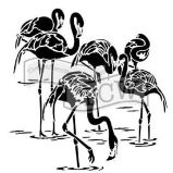 TCW šablona 15,24 x 15,24 cm - Flamingos, mini TCW šablona 15,24 x 15,24 cm - Flamingos, mini