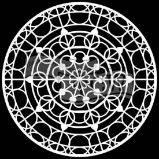 TCW šablona 15,24 x 15,24 cm - Mandala Skylight