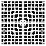 Šablona TCW 6"x6" (15,2x15,2 cm) - Mesh Blocks