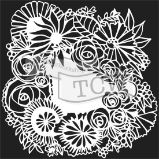 TCW šablona 15,24 x 15,24 cm - Floral Statement TCW šablona 15,24 x 15,24 cm - Floral Statement
