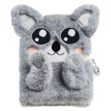 Diář se zámkem Fluffy - Koala, 80 listů, 80g, linkovaný Diář se zámkem Fluffy - Koala, 80 listů, 80g, linkovaný