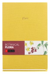 Miquelrius poznámkový zápisník Botanical Flora - žlutý A5