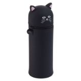Penál se zipem Little Pets - Kočka, černý