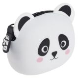 Peněženka se zipem Puppies to go - Panda, bílá