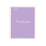 Miquelrius poznámkový blok Emotions A4, 90 g - linkovaný levandulový Miquelrius poznámkový blok Emotions A4, 90 g - linkovaný levandulový