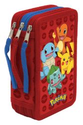 Třípatrový penál naplněný Pokémon Třípatrový penál naplněný Pokémon