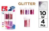 Třpytky 4 barvy 6g - Kreativní sady a materiály Třpytky 4 barvy 6g