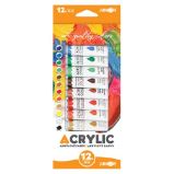Akrylové barvy/12 odstínů - Barvy a tuše Akrylové barvy/12 odstínů