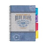 Spirálový sešit A5 s pořadačem Blue jeans Spirálový sešit A5 s pořadačem Blue jeans