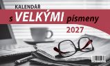 Kalendář 2027 stolní: KALENDÁŘ S VELKÝMI PÍSMENY - Stolní kalendáře Kalendář 2027 stolní: KALENDÁŘ S VELKÝMI PÍSMENY